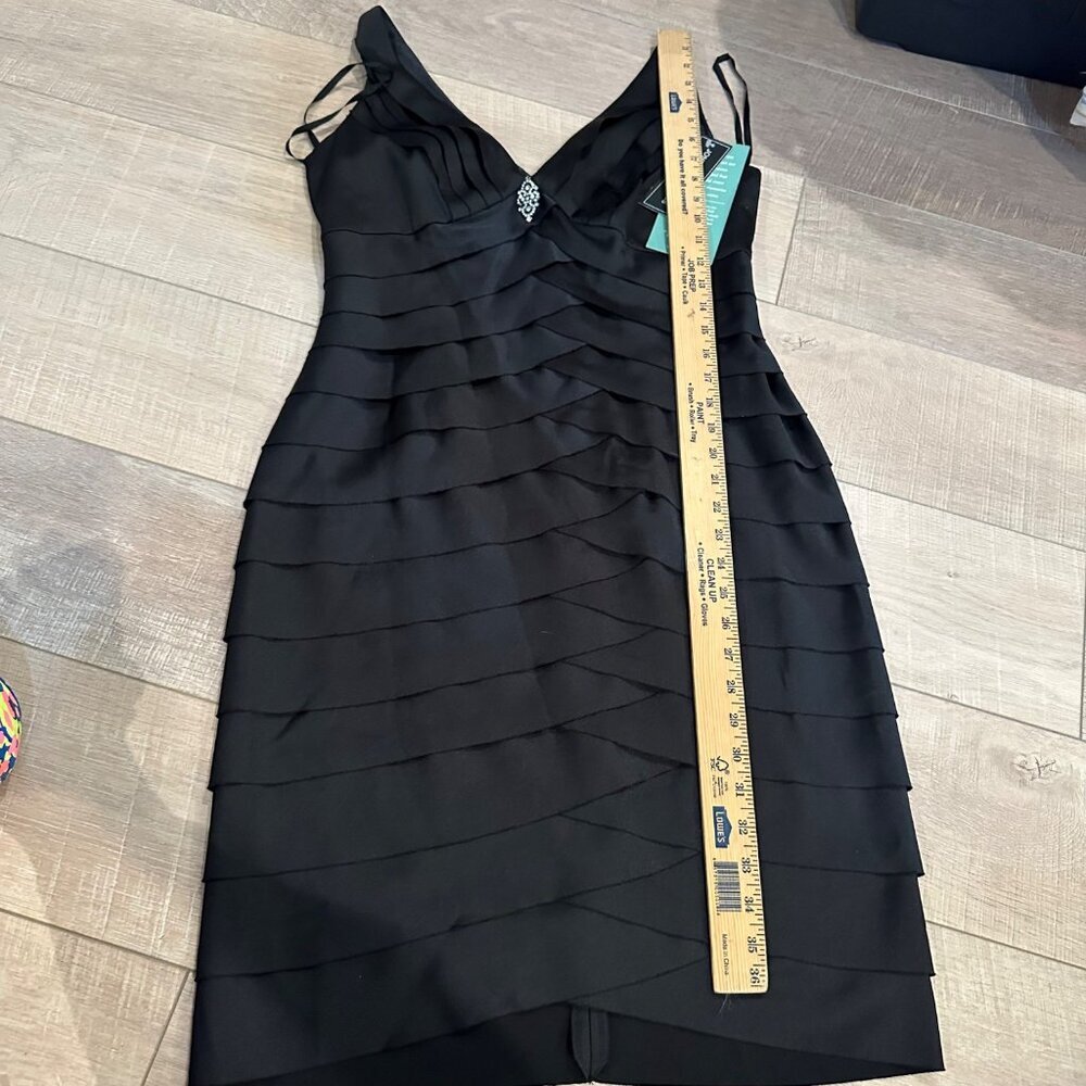 JONES WEAR WOMENS DRESS SIZE 10 BLACK NEW COCKTAIL PARTY - Picture 3 of 10